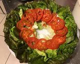 Une image de l'étape 9 de Salade de riz épicé aux tomates, laitue rouge et feta sauce melfor.