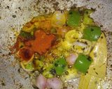 A picture of step 7 of Butter naan with kadhai paneer.