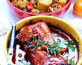 Podudzia indyka pieczone w sosie Bloody Mary (Krwawa Mary) krok przepisu 2 zdjęcie
