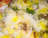 A picture of step 16 of Mutton biryani.