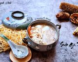 Hình bước làm 8 của món Soup Gà xé thất bảo - 7m+