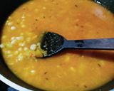 A picture of step 7 of Punjabi chawla/ lobia masala curry.
