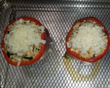 Foto del paso 6 de la receta: Pimientos rellenos vegetarianos en air fryer