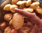A picture of step 8 of Puri for panipuri.