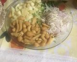 A picture of step 1 of Dahi pulki.