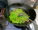 澎湖火燒蝦炒碗豆(簡單料理)的食譜步驟4照片