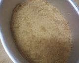 A picture of step 1 of Yakult Tripe layered choco custard biscuit cake.