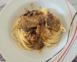 Foto del paso 1 de la receta: Espaguetis con fricandó de aprovechamiento