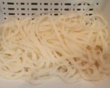 Foto del paso 5 de la receta: Tagliatellis de arroz con ternera y bacon