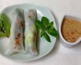 Hình bước làm 11 của món Bánh ướt cuốn nem nướng