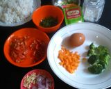 Foto langkah ke 2 dari resep Nasi goreng sayur.