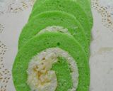 Foto langkah ke 9 dari resep Swiss Roll Pandan Keju #pr_adakejunya.