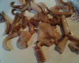 A picture of step 2 of Seafood soup with XO sauce.