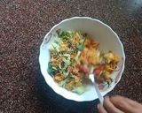 A picture of step 2 of Sprout and Cornflakes Salad.