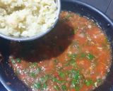 A picture of step 4 of Palak Aloo ki sabzi.