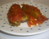 Foto del paso 16 de la receta: Pimientos verdes alargados, rellenos y con salsa