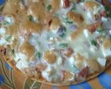 A picture of step 4 of Mixed veg pizza.
