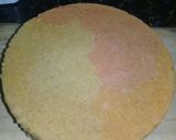 A picture of step 11 of Naked Marbled Vanilla cake.#ChristmasBaking#.