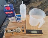 Foto del paso 1 de la receta: Helado de turrón para heladera Ninja