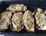 Foto del paso 2 de la receta Berenjenas con atún, la carne de estas, y bechamel a los 5 quesos