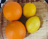 Foto del paso 1 de la receta: Chá de Naranja, Limón, Pimienta Negra, miel, Jengibre, Cúrcuma !