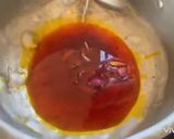 A picture of step 3 of Fufu with egusi soup.