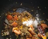 A picture of step 2 of Banjara Dal.