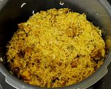 A picture of step 7 of Vegetables Biryani.