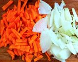 A picture of step 3 of Beef in a pot with sweet pepper.