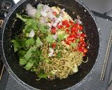รูปขั้นตอนการทำที่ 6 ของ (คลีน)ลาบบะหมี่ผักอกไก่สับ