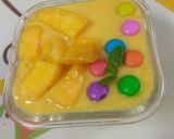 A picture of step 6 of Mango pudding.