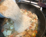 Foto del paso 3 de la receta: Arroz con cuerpos, gambas rojas y filete de cerdo