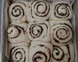 Foto langkah ke 12 dari resep (Sourdough Discard) Cinnamon Rolls - Tanpa Telur, Tanpa Mixer.