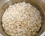 Hình bước làm 1 của món Sữa Hạnh Nhân