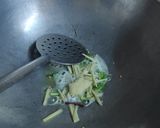 A picture of step 2 of Kerala style vegetable stew.