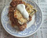 1954. Krumplis cukkinis rizses párizsis rakott😋 recept fázis 7 fotója