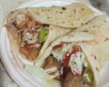 Chicken zinger wraps in tortilla bread recipe step 5 photo
