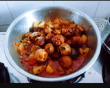 A picture of step 3 of Tasty masaledar Kathiyawadi undhiyu.