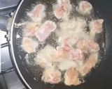 A picture of step 1 of Chicken manchurian.