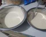 Foto langkah ke 3 dari resep Bolu Kukus Pandan Ketan Hitam.