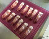 Une image de l'étape 4 de Salade de tomates, concombre et courgette au jambon cru.