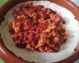 Foto del paso 4 de la receta: Enchilada picante de frijoles, carne y queso🔥