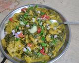 मूली के पत्ते की ढोकली (mooli ke patte ki dhokli recipe in Hindi) रेसिपी चरण 6 फोटो