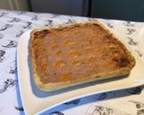 Une image de l'étape 11 de Tarte aux mandarines,pêches et fromage blanc (pâte sablée ananas gingembre).