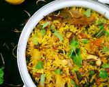 A picture of step 18 of Vegetable Dum Biryani.