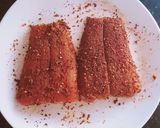 A picture of step 2 of Salmon fillet spicy grill.