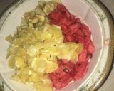A picture of step 1 of Fruit salad🍇.