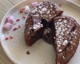 Une image de l'étape 1 de Cœur coulant au chocolat.
