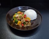 Foto langkah ke 7 dari resep Tenderloin Paprika Saus Lada Hitam.
