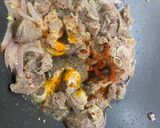 A picture of step 5 of Lahori Mutton Karhai.